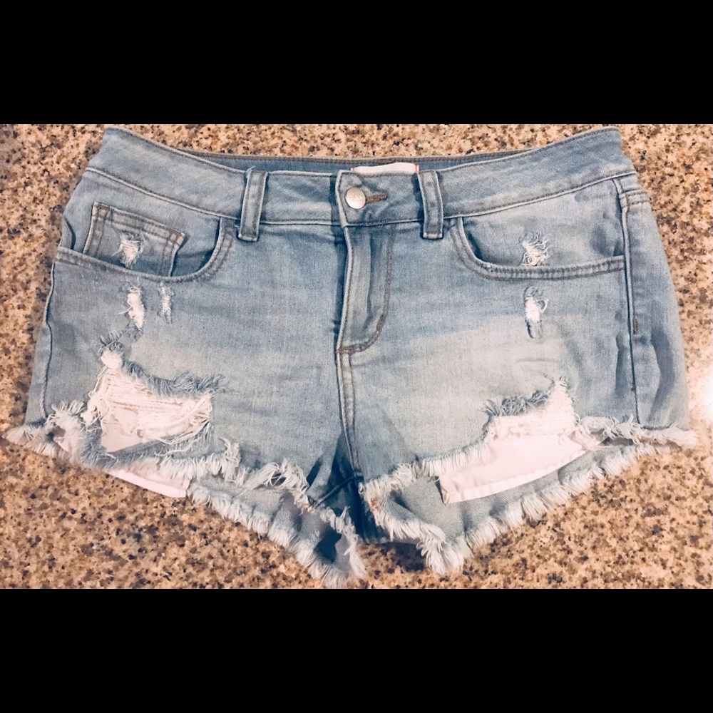 PINK mid rise shorts size 6